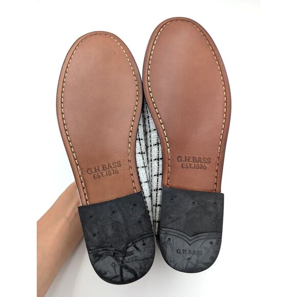 G. H Bass Whitney Tweed Weejuns Penny Loafers Shoes Women's Size US8.5M EU39 - Picture 8 of 12